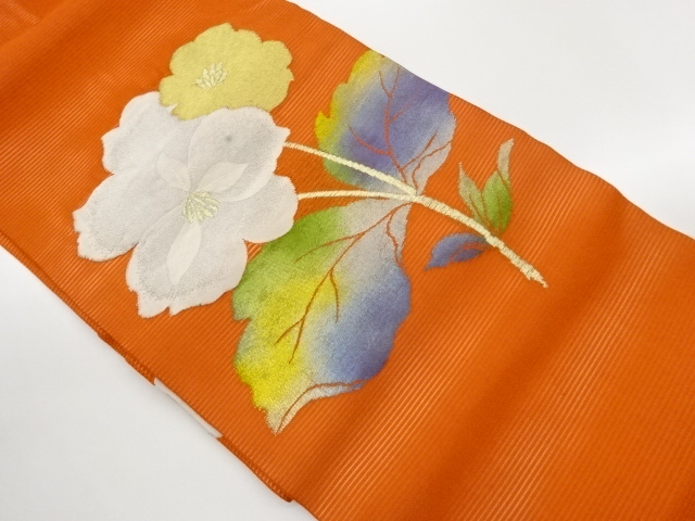 JAPANESE KIMONO / RO-HANA-HA PATTERN WOVEN NAGOYA OBI